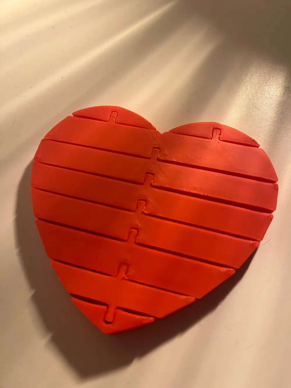 Flexi Valentine's Heart - Free 3D Print Model - MakerWorld