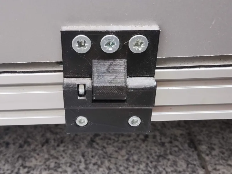2040 Extrusion hinge (90 deg)