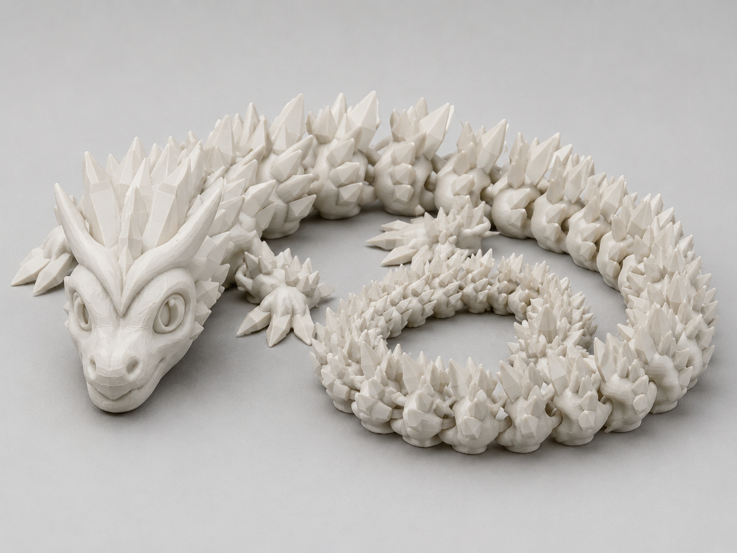 Articulated Crystal Flexi Dragon