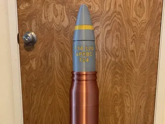 Life Size T34 Tank Round (T-14)