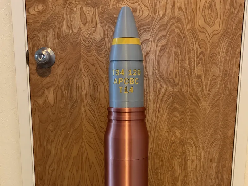Life Size T34 Tank Round (T-14)