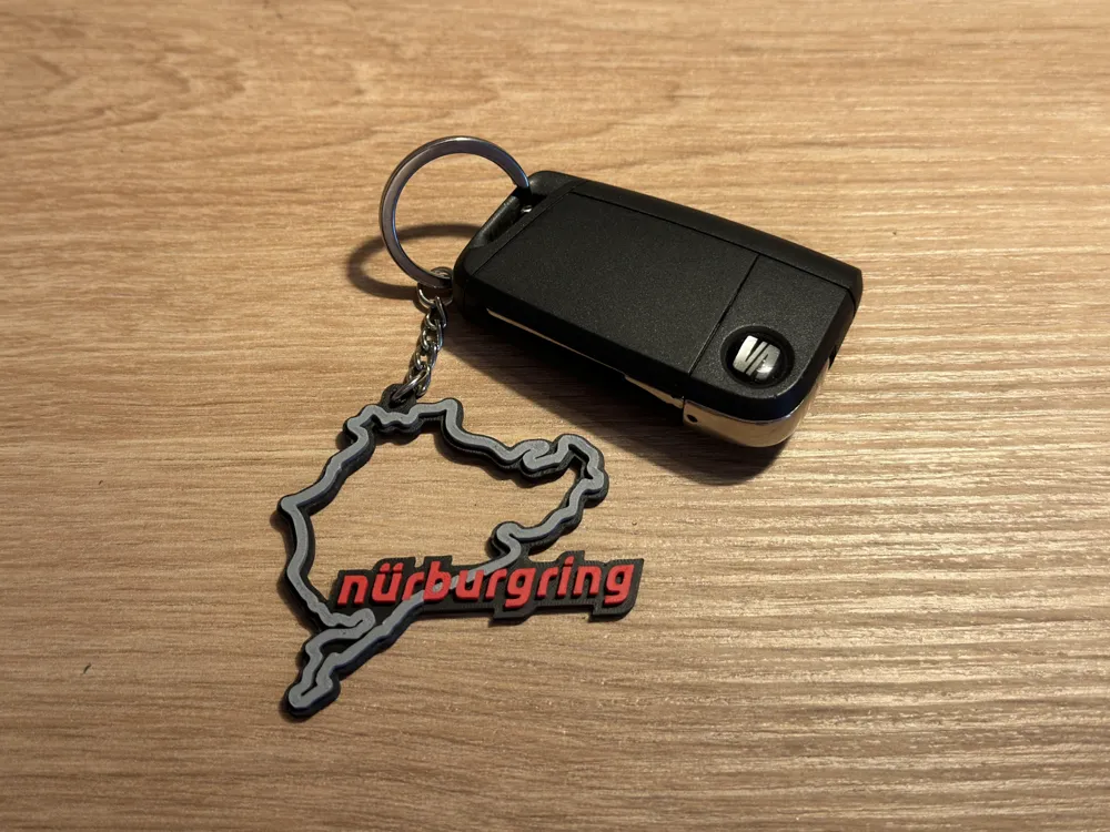 Nürburgring key chain by 5f_leon - MakerWorld