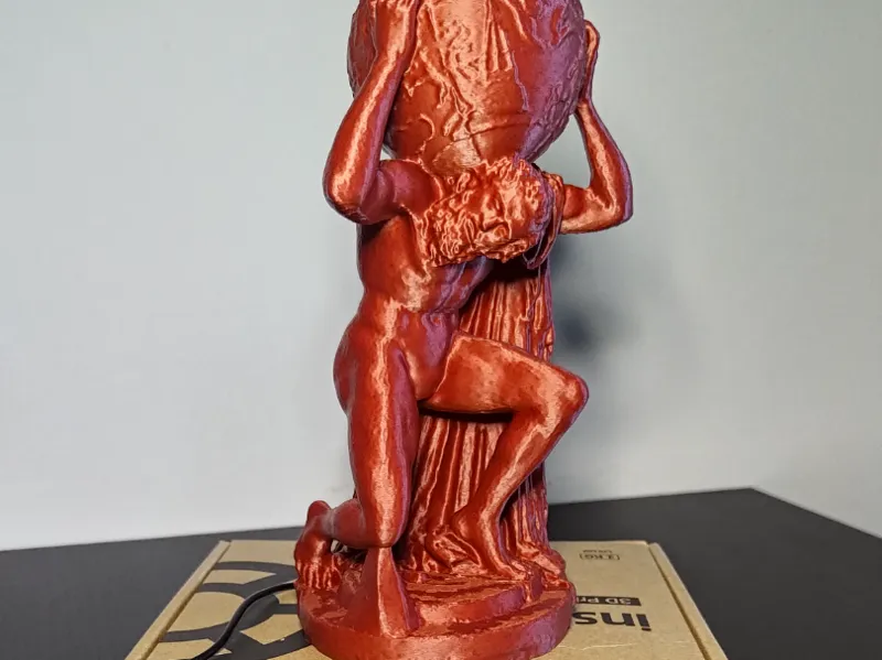 Atlas holding the World Lamp for kit MH001
