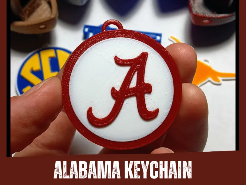 Alabama Crimson Tide Keychain (UA)