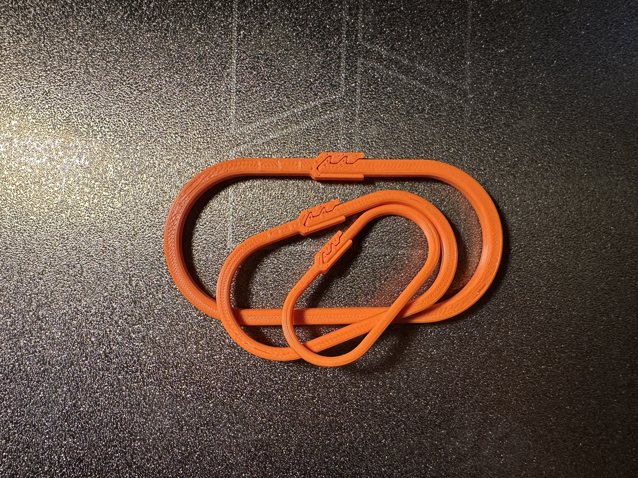 Printable Snap-Lock Keyring — 3D Printed EDC