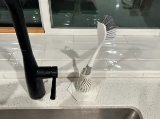 Dish wand holder