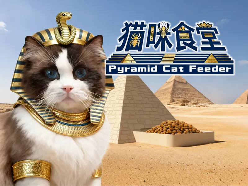 金字塔宠物喂食器(Pyramid Cat Feeder)