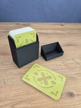 Caja o estuche: Compact Playing Card Deck Box, Snap Fit, 100 Cards — vista de referencia 3