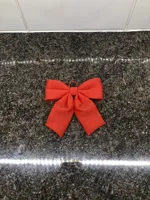 Noeud décoratif rouge — photo 3