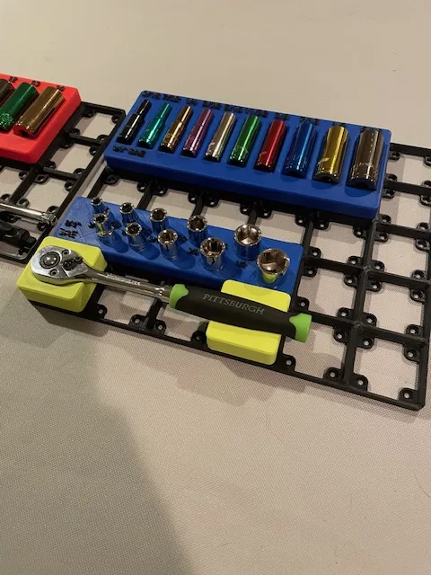 Gridfinity 1/4in Pittsburgh Socket and Ratchet set by T.Phillips ...