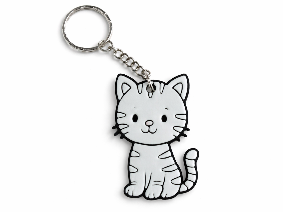 Cute Cat Keychain
