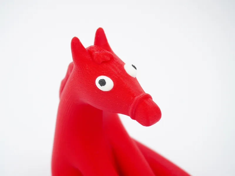 Sitting horse for a New Year's gift