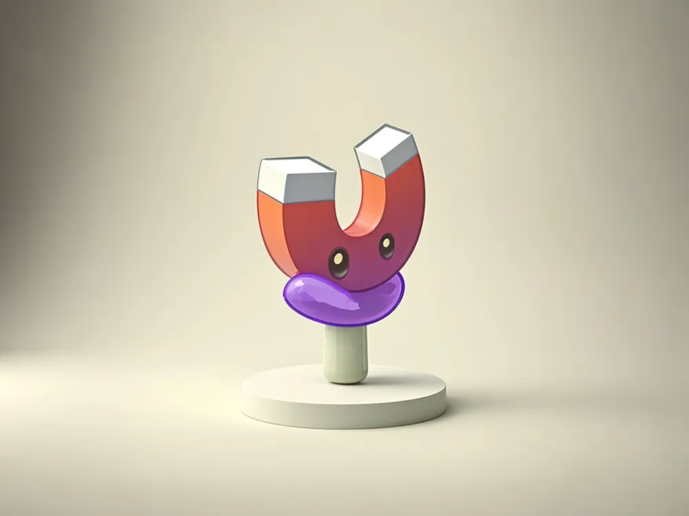 3Dプリント マグネットシュルーム-植物 vs. ゾンビ 同様オーナメント