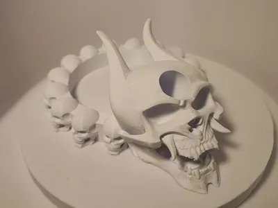 Oni Skull Dice Tower