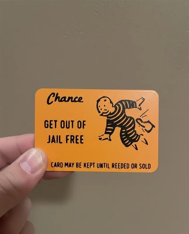Get out of jail free credit card - Free 3D Print Model - MakerWorld Get out of jail free credit card - Free 3D Print Model - MakerWorld