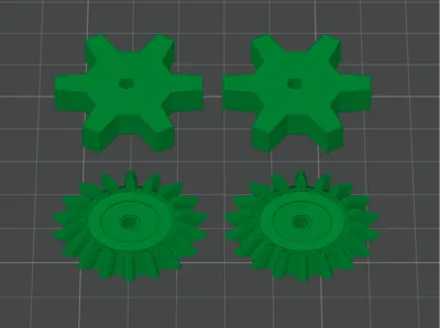 Two types of gears