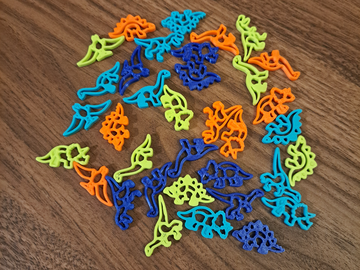 Dino Shapes/Fillers for Dino Sensory Play Set - 1