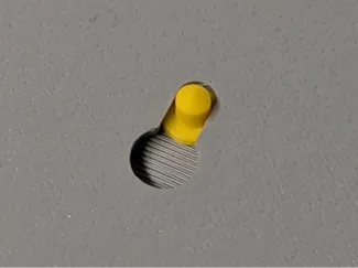 Keyhole Pin Wall Hanging assist