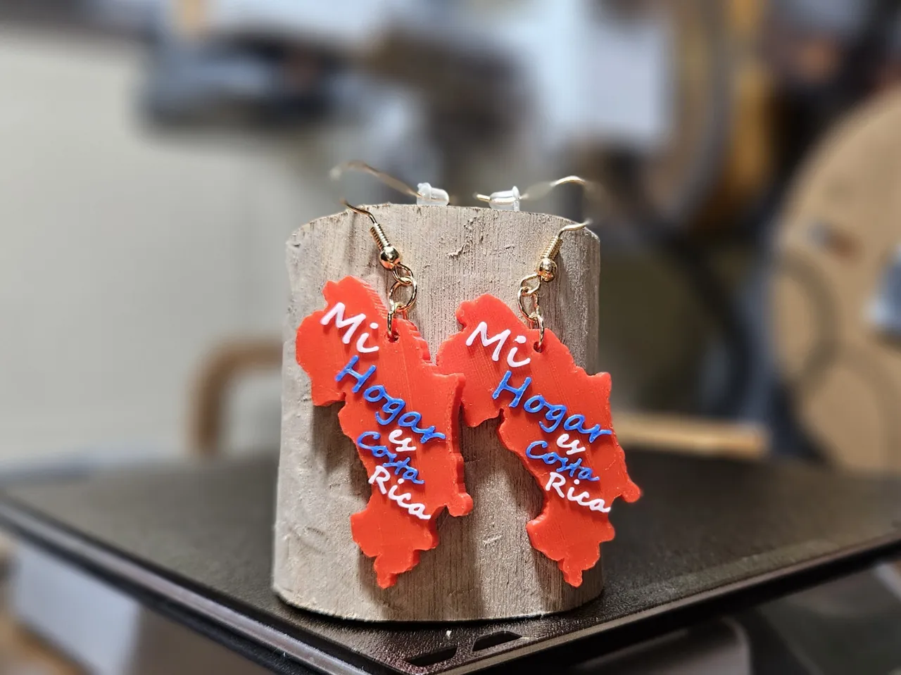 "Costa Rica is my home" Earrings view 4