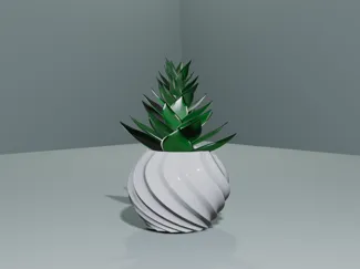 Spiral Mini Planter – Print-In-Place Flower Pot