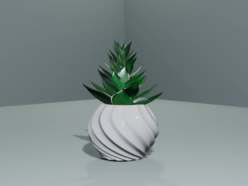 Spiral Mini Planter – Print-In-Place Flower Pot