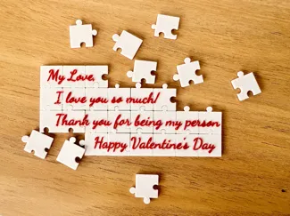 32 Piece Custom Message Puzzle