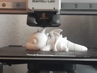 cute articulated flexi baby Dragon