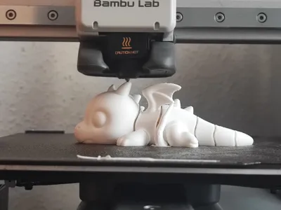 cute articulated flexi baby Dragon