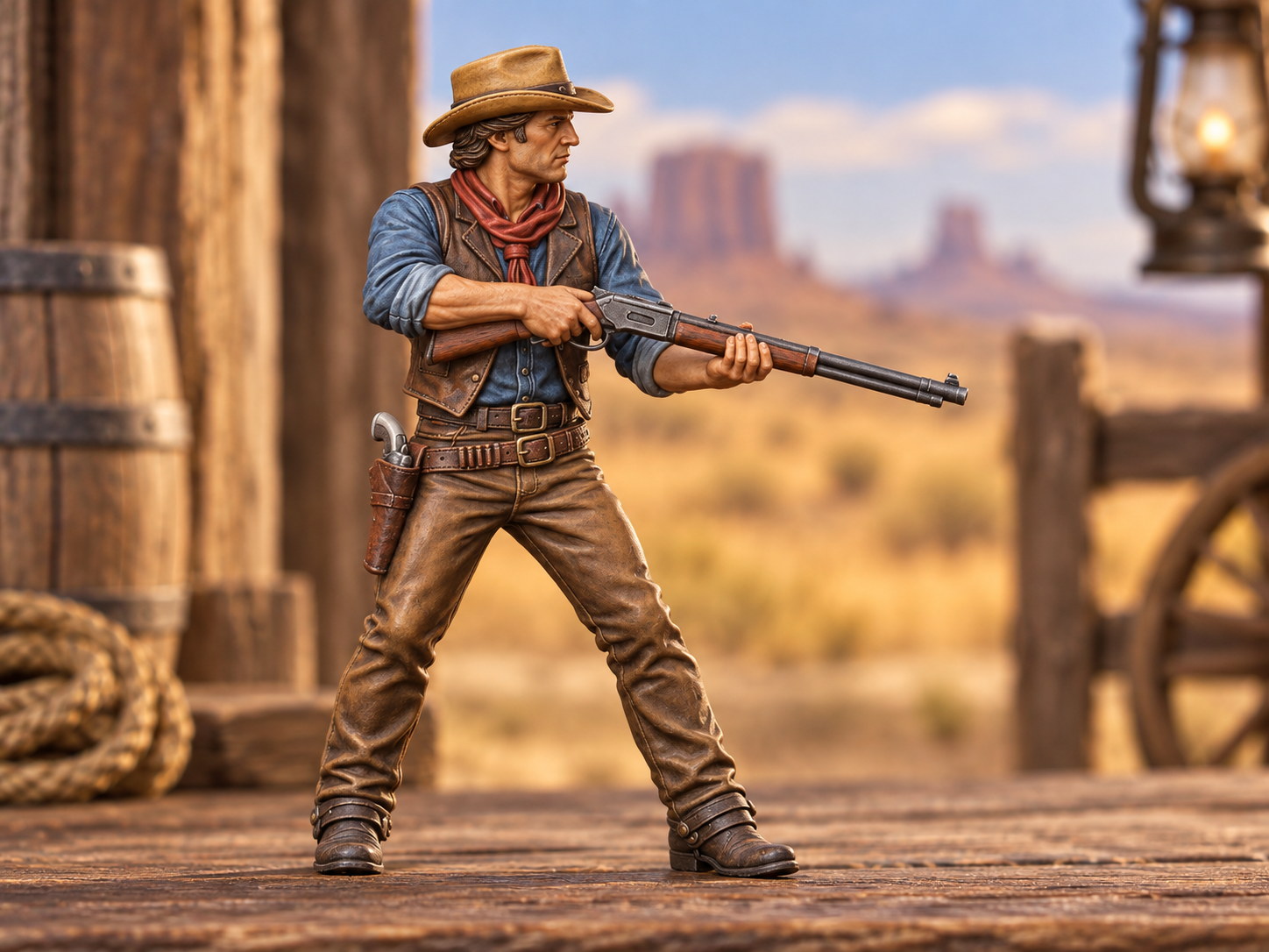 Wild West Cowboy - 3D printed Characters, in stock in India