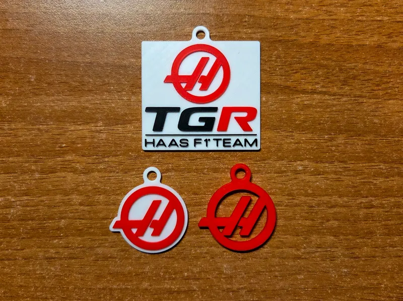 Haas F1 Team 2026 - Keychains
