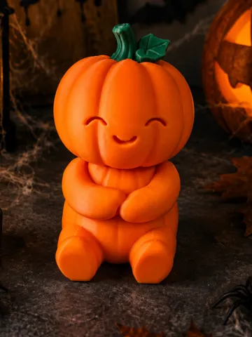 Adorno temático: Hugging Pumpkin – Cute Halloween Decor — vista de referencia 2