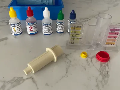 Spa and Pool Test Kit Plunger