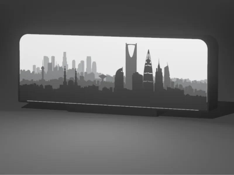 Riyadh City Lightbox :)
