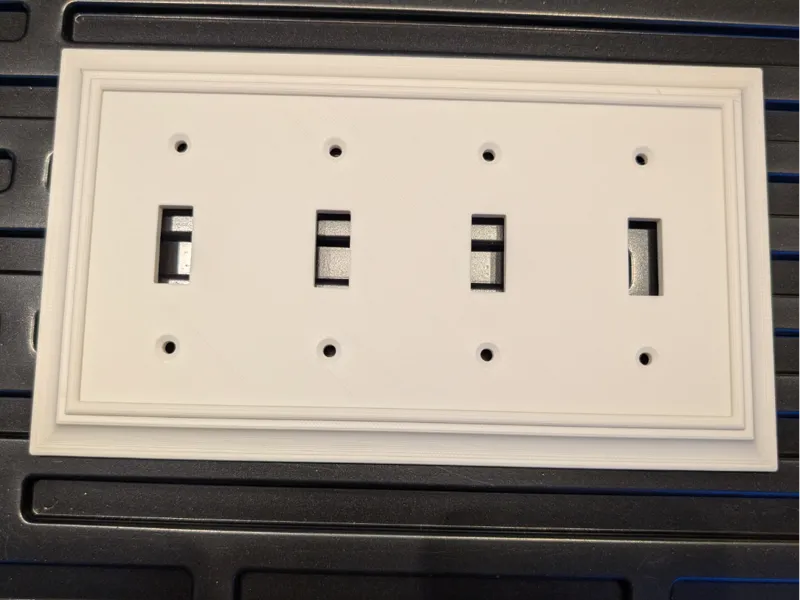 Decorative Quad Light Switch Cover Plate