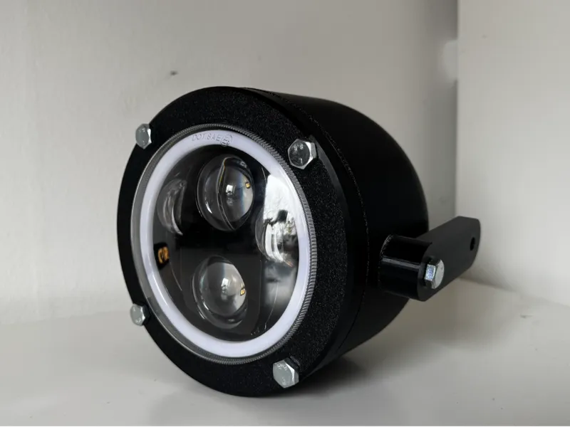 Lamp holder for 7 inch round LED headlight