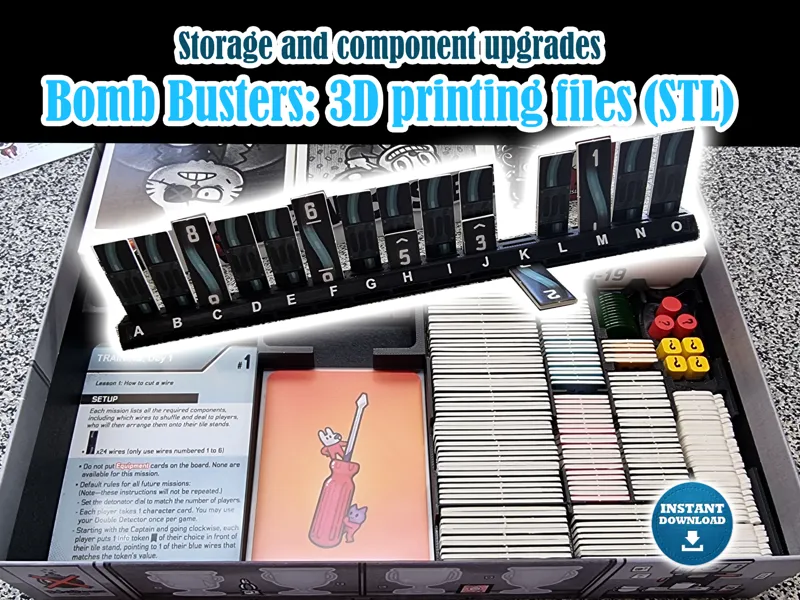 Bomb Busters Wire Tray upgrade & Storage Solution