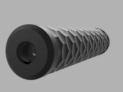 Airgun Moderator Hexagon .177 - .22 (1/2"-20 UNF)