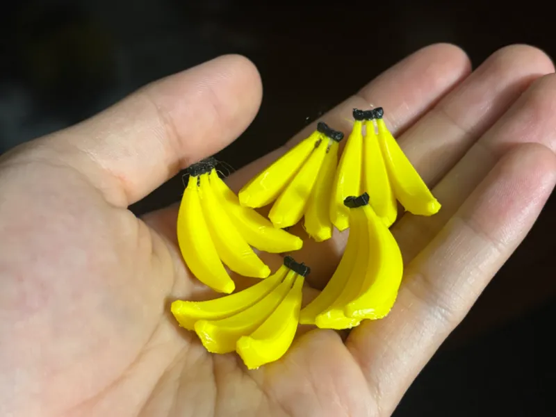 A bunch of a bunch of mini bananas