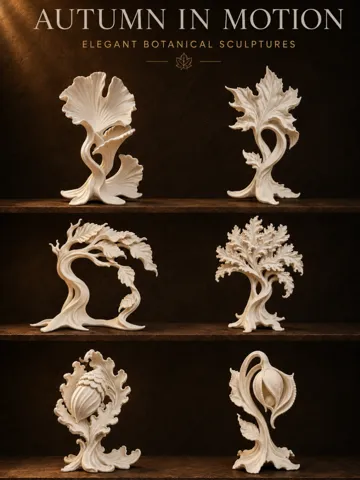 Estante o repisa: Autumn in Motion – Botanical Fall Decor Set — vista de referencia 2