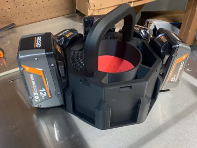 Ridgid / AEG 18V Battery & Accessories Organizer
