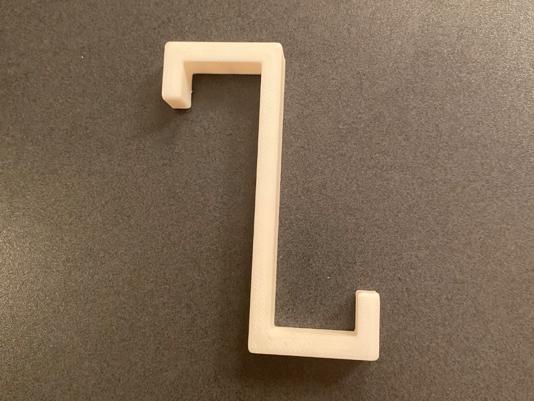 Minimal Z Hook – Utility Shelf Hanger
