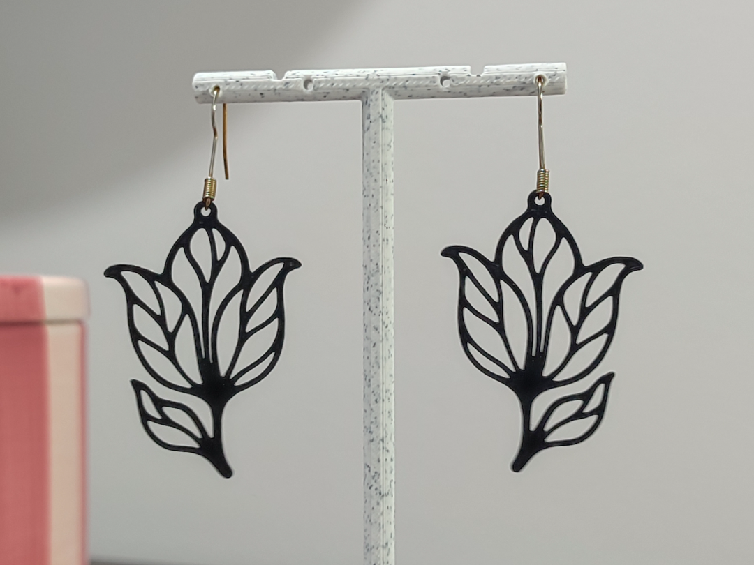 Aretes Tulipán Botánico 3D model by Layered Art 3D
