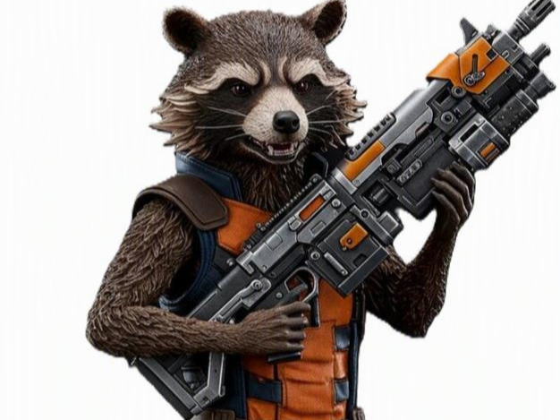 Rocket Raccoon – Cybernetic Heavy Gunner