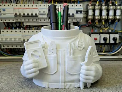 Pen pencil holder for electrician