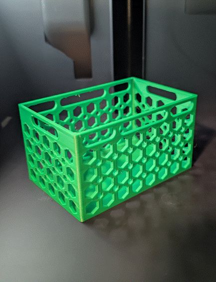 Hexagon crate