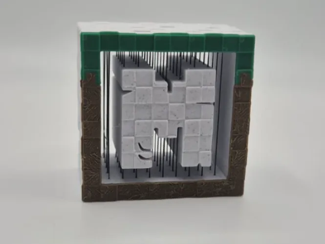 Minecraft Buchstabe-M String Art Alphabet
