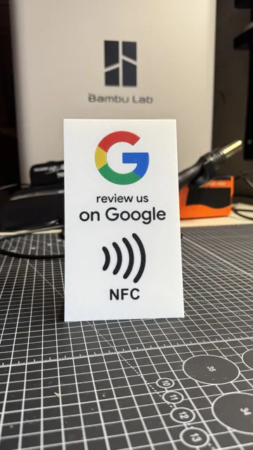 Accesorio para impresora 3D: Google Review NFC Card – 1 AMS & 2 AMS Versions — vista de referencia 4