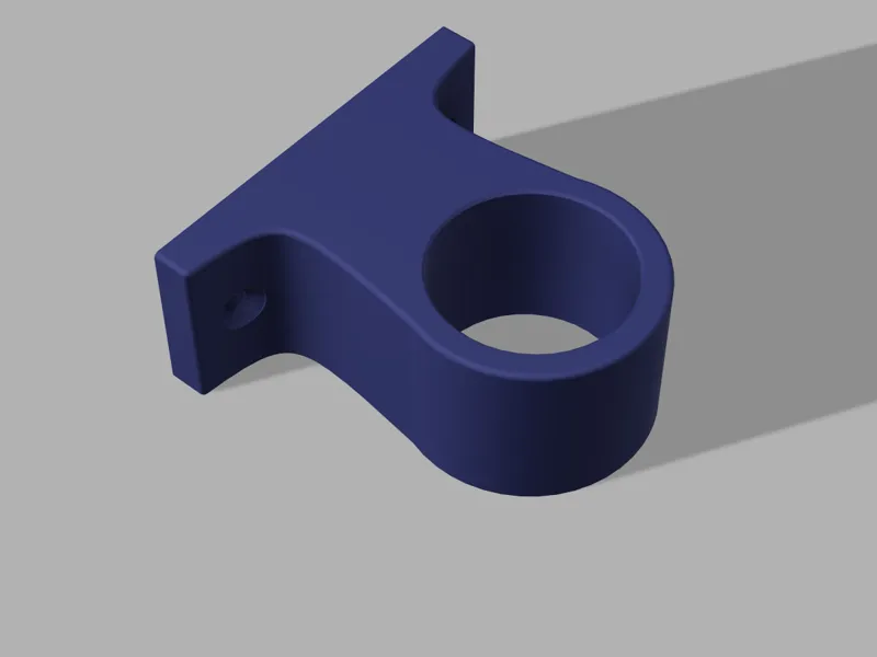 Laundry drying pole bracket