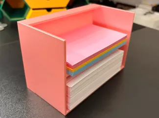 4x6 Sticky Note Paper Tray Organizer