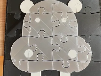 Puzzle Hippo